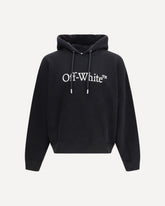 Big Logo Bookkish Over Hoodie - BLACK | Base Blu