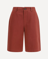 Cotton Bermuda Shorts - RED | Base Blu