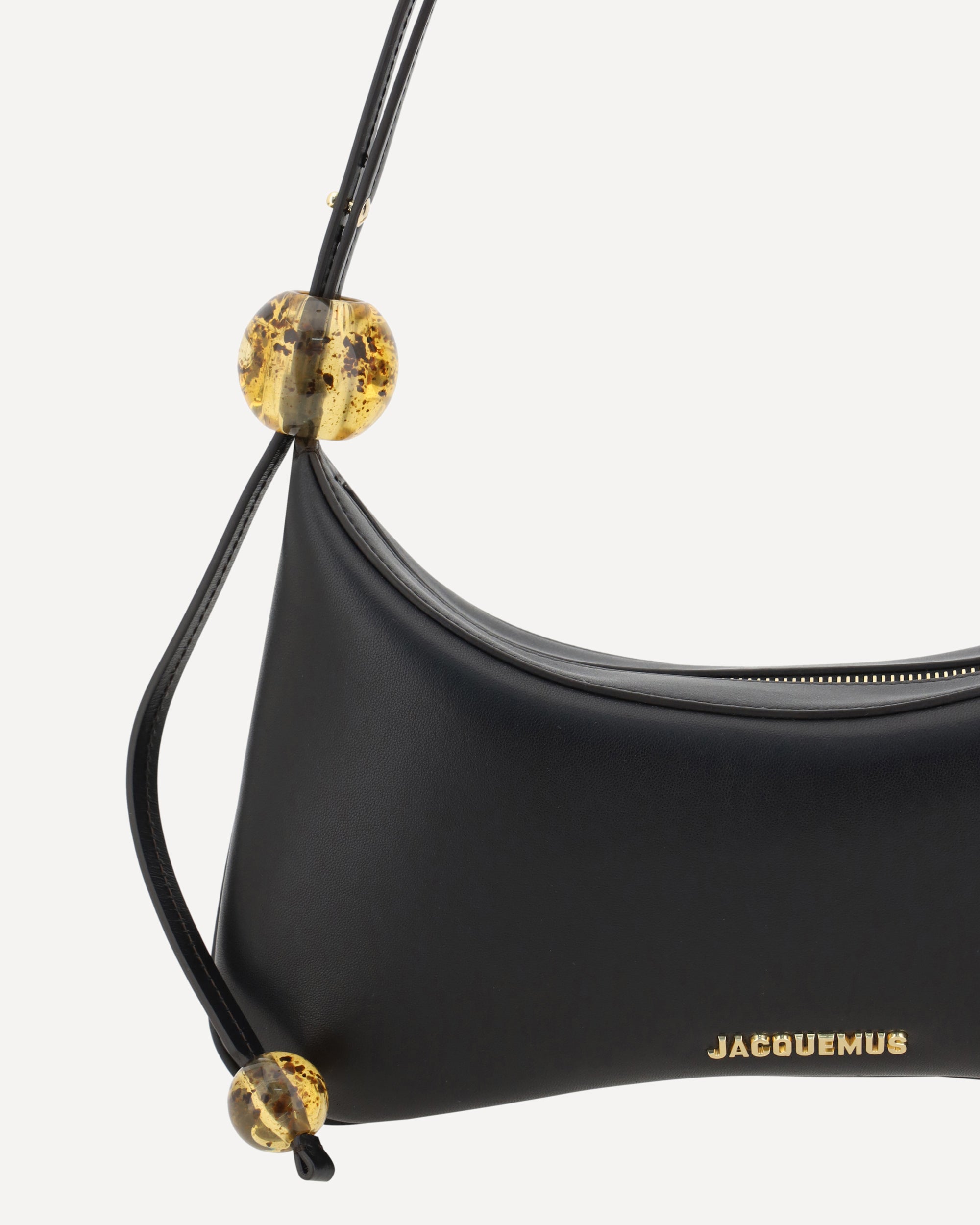 JACQUEMUS Le Grand Bisou Perle Shoulder Bag BLACK | Base Blu