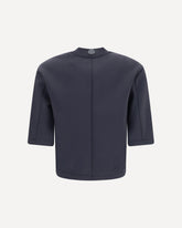T-shirt by Moncler x EE72 by Edward Enninful in Neoprene - BLACK | Base Blu