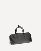 Small Delta nubuck Handbag - BLACK | Base Blu