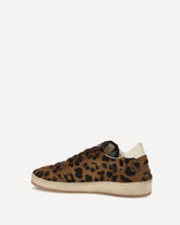 Sneakers Ball Star con stampa leopardata - MARRONE | Base Blu