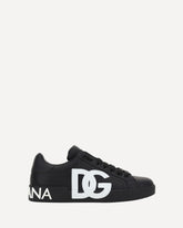 Leather Sneakers - BLACK | Base Blu