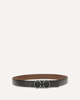 Reversible leather Belt - BLUE | Base Blu