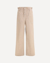 Gabardine Trousers - BEIGE | Base Blu