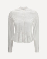 Cotton Shirt - WHITE | Base Blu