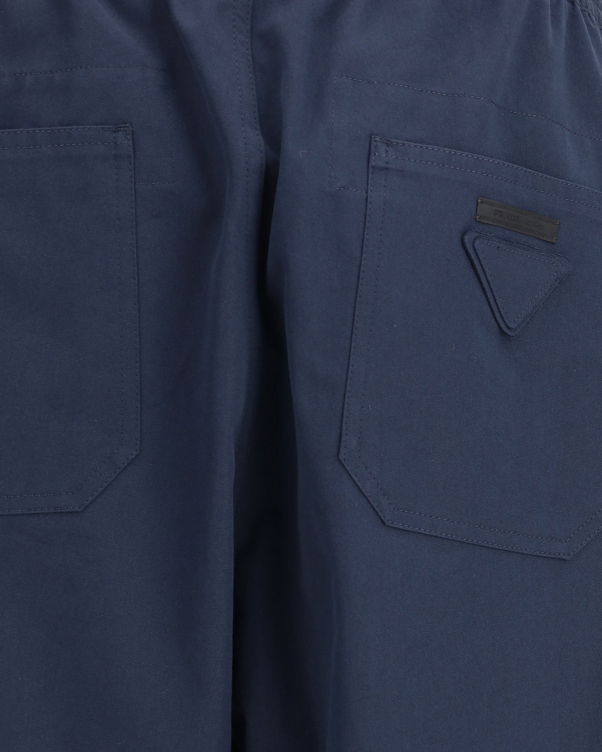 PRADA Cotton Pants BLUE | Base Blu PRADA Cotton Pants BLUE | Base Blu