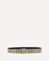 Cintura reversibile Archivio Check - MULTICOLORE | Base Blu