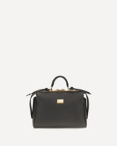 Borsa a Mano Vittoria in pelle di vitello - NERO | Base Blu