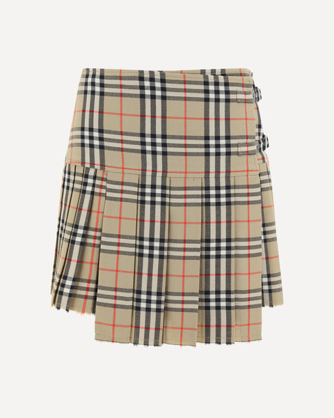 BURBERRY　キュロット BURBERRY Zoe Skirt BROWN | Base Blu