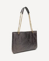 Borsa Tote Viva Superstar media in montone - NERO | Base Blu