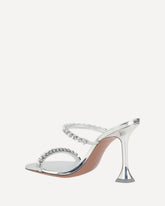 Gigi Slipper Sandals - SILVER | Base Blu