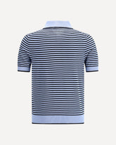 Maglia polo a righe  - MULTICOLORE | Base Blu