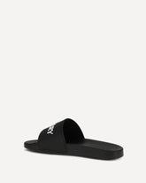 Logo Slippers - BLACK | Base Blu