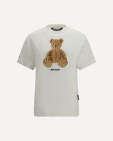 Cotton Bear print T-shirt - CREAM | Base Blu