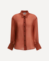 Organza Shirt - ORANGE | Base Blu