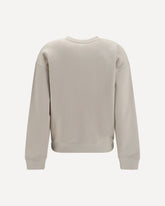 Chillax Fox Comfort crewneck Sweatshirt - CREAM | Base Blu