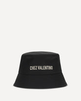 Chez Valentino Bucket Hat - BLACK | Base Blu