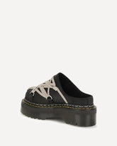 Quad Sole Megalace Mules - BLACK | Base Blu