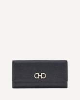 Wallet with chain shoulder strap - BLACK | Base Blu