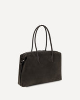Large Brioche Duffle Shoulder Bag - BROWN | Base Blu