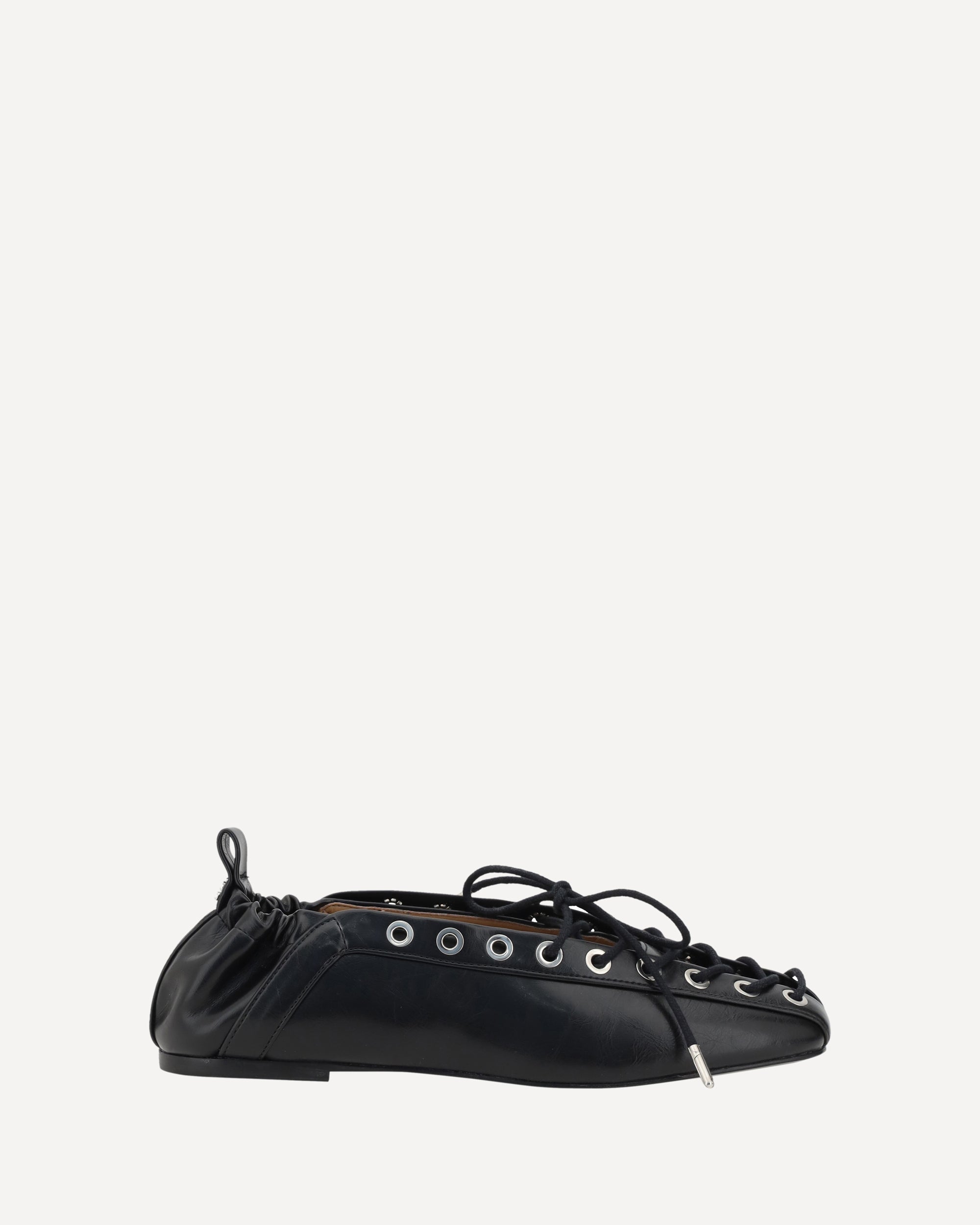 GANNI Oleatex Ballerinas BLACK | Base Blu
