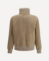 Shearling Jacket - BEIGE | Base Blu
