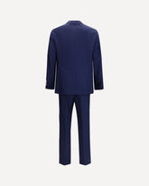 Single-breasted Suit with peak lapels - BLUE | Base Blu