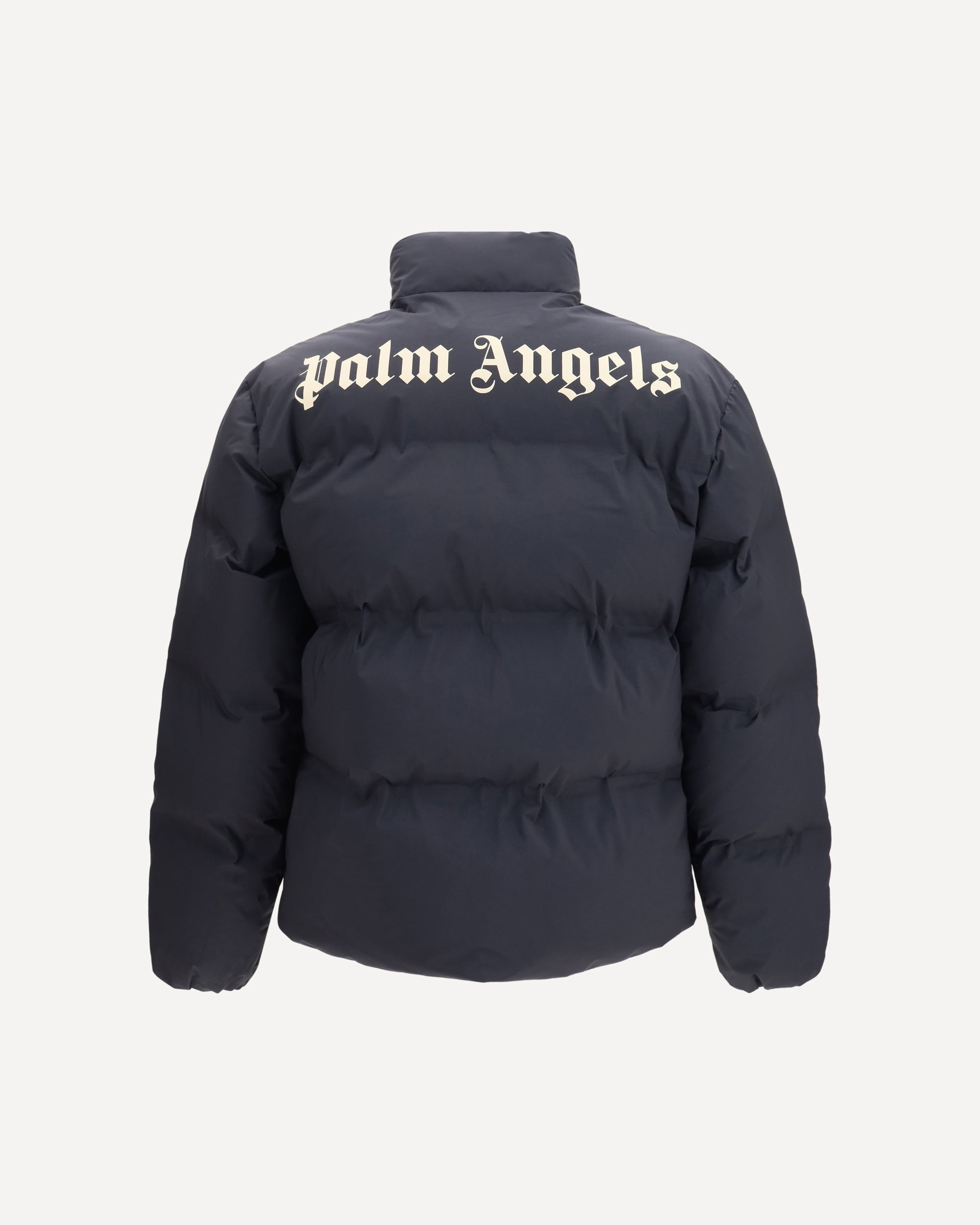 ダウンジャケット Palm Angels Classic Track Down Jacket PALM ANGELS Classic logo track Down Jacket BLACK | Base Blu