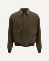 Giacca bomber Colin imbottita - VERDE | Base Blu