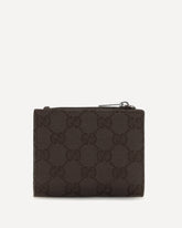 Portafogli piccola con placca  - NERO | Base Blu