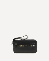Rockstud Clutch Bag - BLACK | Base Blu