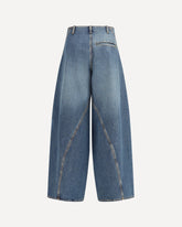 Pantaloni Cargo in Denim - BLU | Base Blu
