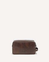 Leather Beauty Case - BROWN | Base Blu