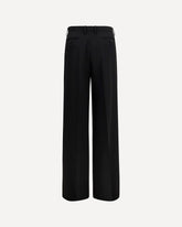 Tailored Wool Pants - BLACK | Base Blu
