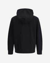 Felpa con cappuccio Couture Seam con logo  - NERO | Base Blu