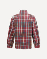 Zip Shirt in cotton-blend flannel - RED | Base Blu