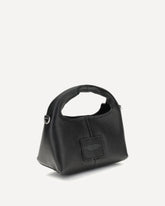 Micro Crossbody Sack Shoulder Bag - BLACK | Base Blu