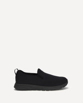Jersey slip-on Sneakers - BLACK | Base Blu