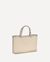 Rockstud small Tote Bag - PINK | Base Blu