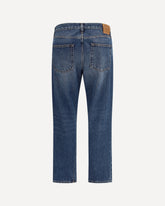 Washed Twisted Seam Jeans - BLUE | Base Blu