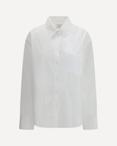 Lee Shirt in cotton poplin - WHITE | Base Blu