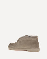 Fortune suede Ankle Boots - BEIGE | Base Blu