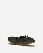 Buckle strap Ballerinas - GREEN | Base Blu