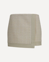 Asymmetric tweed Skirt - CREAM | Base Blu