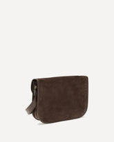 Borsa a Tracolla Antibes in suede - MARRONE | Base Blu