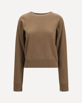 N°475 March cashmere Sweater - BROWN | Base Blu