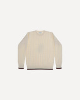 Wool Sweater for Boy - WHITE | Base Blu