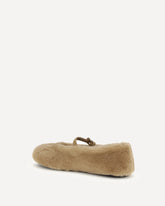 Lambskin Ballerinas - BEIGE | Base Blu