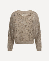 Linen Sweater - BEIGE | Base Blu